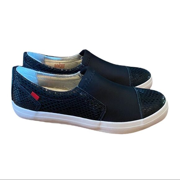 New in Box NIB Marc Joseph New York "Jay St" Navy Snake Sneakers 5 - Picture 2 of 5